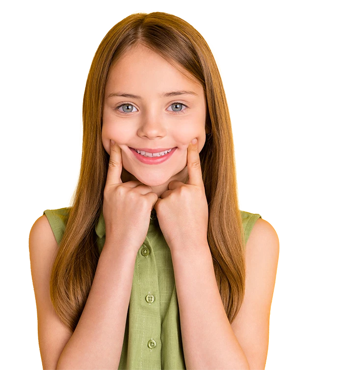 girl smiling